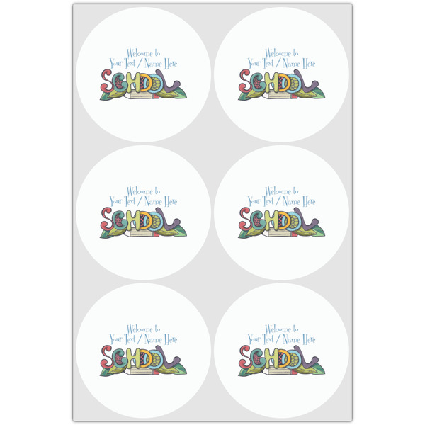 Welcome to School Drink Topper - XLarge - Set of 6