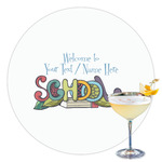 Welcome to School Printed Drink Topper - 3.5" (Personalized)