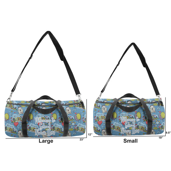 Welcome to School Duffle Bag Small and Large
