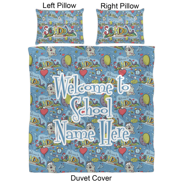 Welcome to School Duvet Cover Set - Queen - Approval