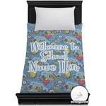 Welcome to School Duvet Cover - Twin (Personalized)