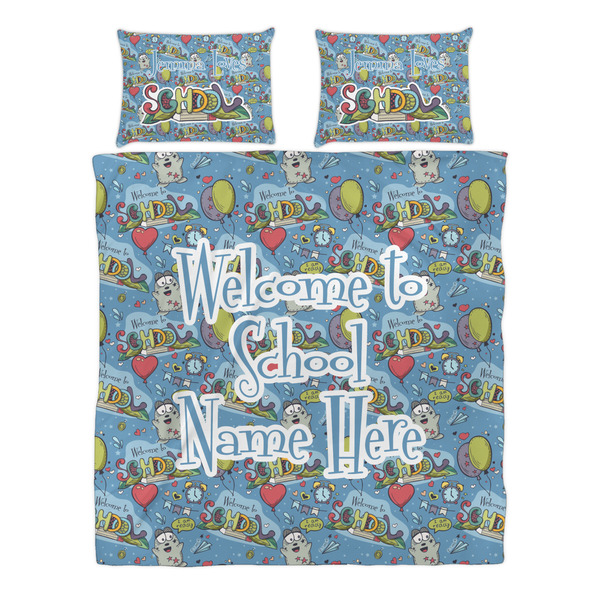 Welcome to School Duvet cover Set - Queen - Alt Approval