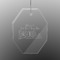 Welcome to School Engraved Glass Ornaments - Octagon