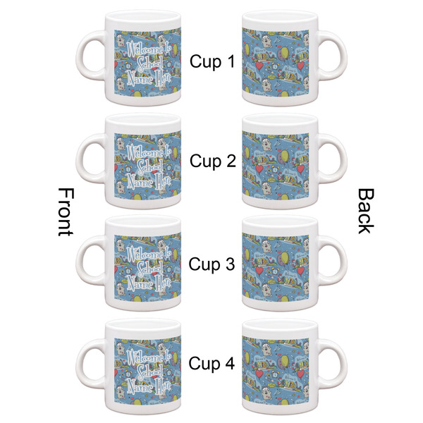 Welcome to School Espresso Cup Set of 4 - Apvl