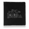 Welcome to School Leather Binder - 1" - Black - Front View