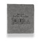 Welcome to School Leather Binder - 1" - Grey - Front View
