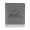 Welcome to School Leather Binder - 1" - Grey (Personalized)