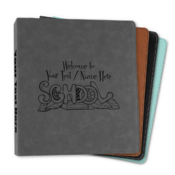 Welcome to School Leather Binder - 1" (Personalized)