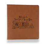 Welcome to School Leather Binder - 1" - Rawhide (Personalized)