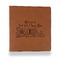 Welcome to School Leather Binder - 1" - Rawhide (Personalized)