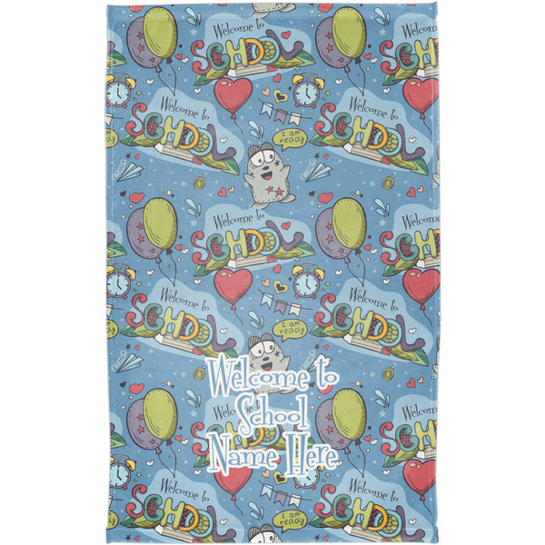 Welcome to School Finger Tip Towel - Full View