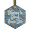 Welcome to School Flat Glass Ornament - Hexagon w/ Name or Text