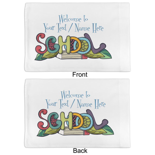 Welcome to School Full Pillow Case - APPROVAL (partial print)
