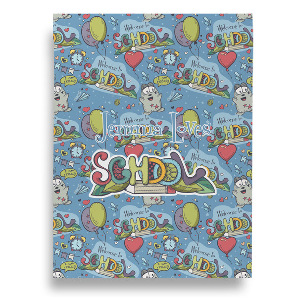 Welcome to School Garden Flags - Large - Double Sided - BACK