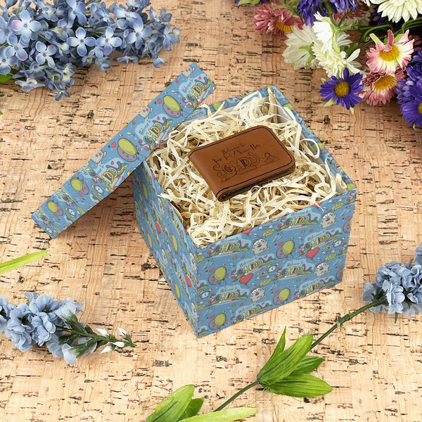 Welcome to School Gift Boxes with Lid - Canvas Wrapped - Small - In Context