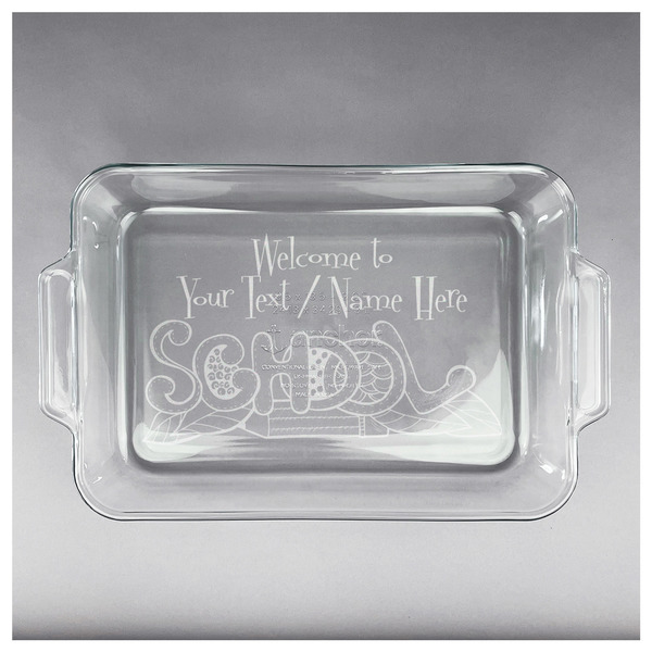 Welcome to School Glass Baking Dish - APPROVAL (13x9)