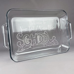 Welcome to School Glass Baking and Cake Dish (Personalized)