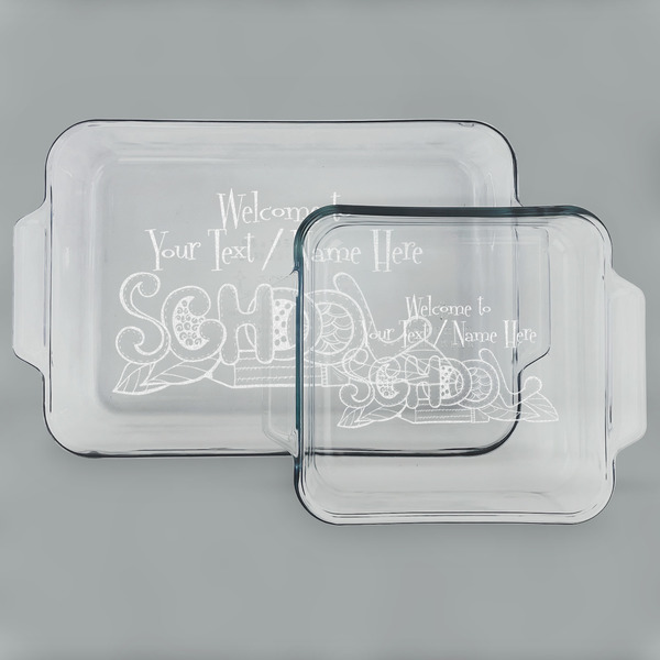 Welcome to School Glass Baking Dish Set - MAIN (set)