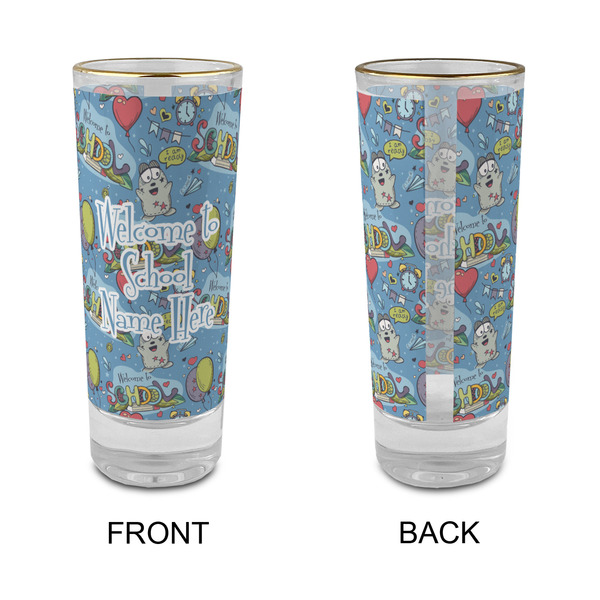 Welcome to School Glass Shot Glass - 2 oz - Single - APPROVAL