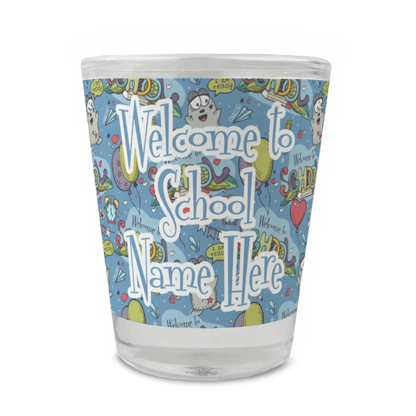 Welcome to School Glass Shot Glass - Standard - FRONT