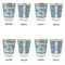 Welcome to School Glass Shot Glass - with gold rim - Set of 4 - APPROVAL