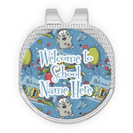 Welcome to School Golf Ball Marker - Hat Clip - Silver