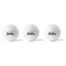 Welcome to School Golf Balls - Generic - Set of 3 - APPROVAL