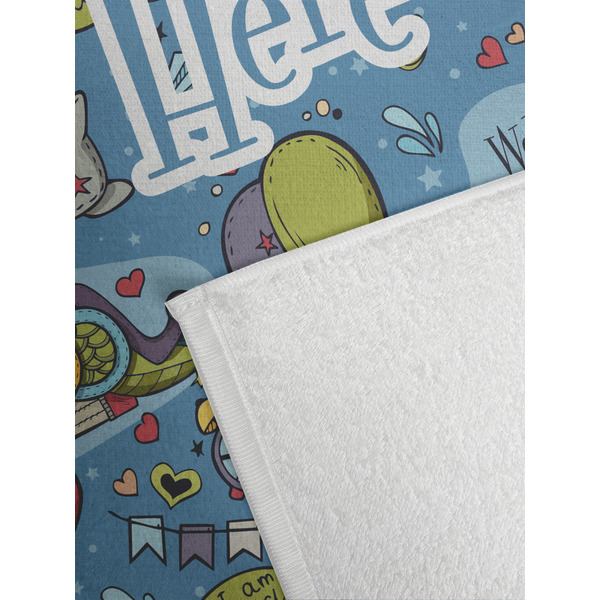 Welcome to School Golf Towel - Detail