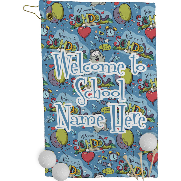 Welcome to School Golf Towel (Personalized)
