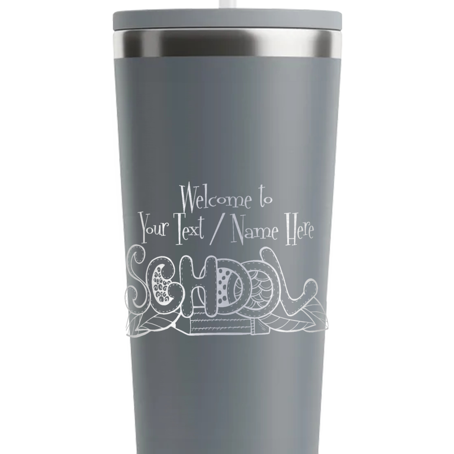 https://www.youcustomizeit.com/common/MAKE/2463811/Welcome-to-School-Grey-RTIC-Everyday-Tumbler-28-oz-Close-Up.jpg?lm=1698263072
