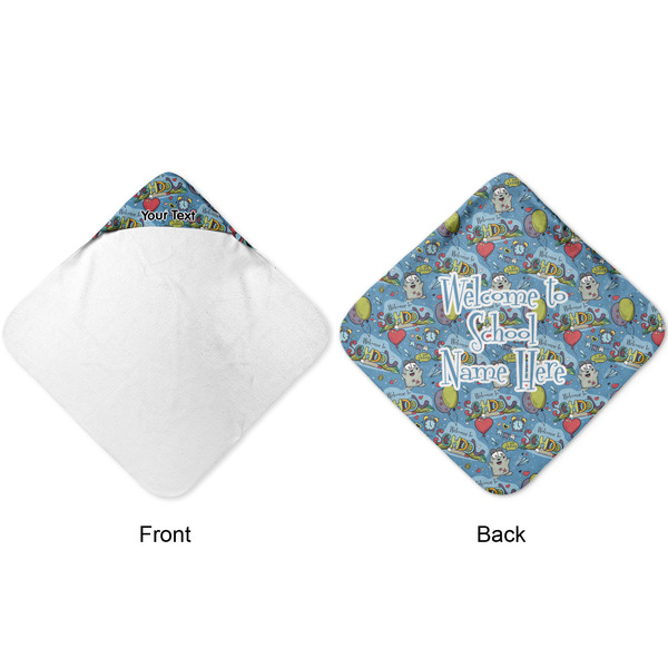 Welcome to School Hooded Baby Towel- Approval
