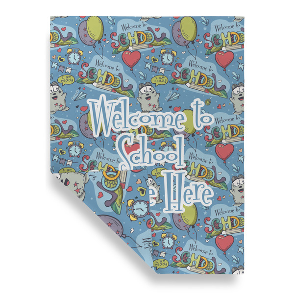 Welcome to School House Flags - Double Sided - FRONT FOLDED