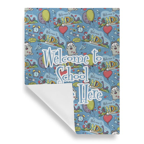 Welcome to School House Flags - Single Sided - FRONT FOLDED