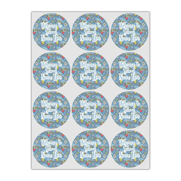 Welcome to School Icing Circle - Small - Set of 12