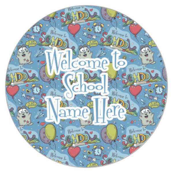 Welcome to School Icing Circle - XSmall - Single