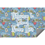 Welcome to School Indoor / Outdoor Rug - 6'x8' w/ Name or Text