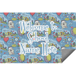 Welcome to School Indoor / Outdoor Rug - 5'x8' (Personalized)