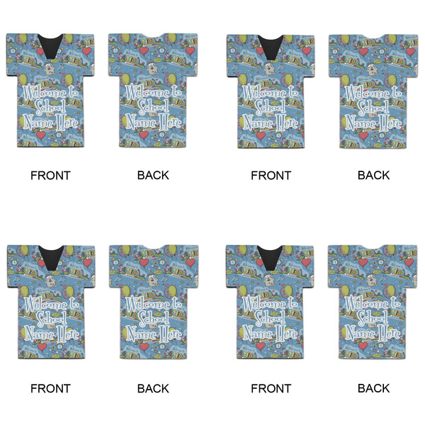 Welcome to School Jersey Bottle Cooler - Set of 4 - APPROVAL