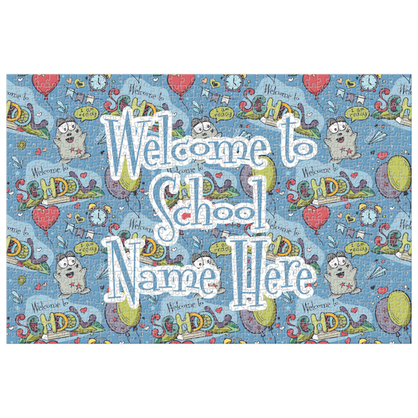 Custom Welcome to School 1014 pc Jigsaw Puzzle (Personalized)