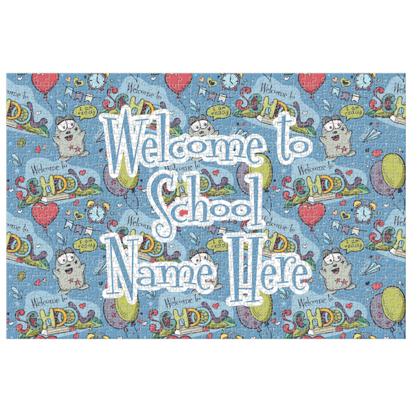 Custom Welcome to School Jigsaw Puzzle - 1000-piece (Personalized)