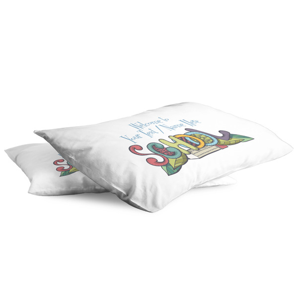 Welcome to School King Pillow Case - TWO (partial print)