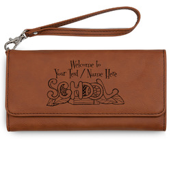 Welcome to School Ladies Leatherette Wallet - Laser Engraved (Personalized)