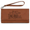 Welcome to School Ladies Wallet - Leather - Rawhide - Front View
