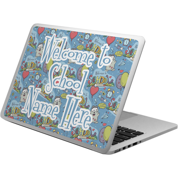 Custom Welcome to School Laptop Skin - Custom Sized (Personalized)