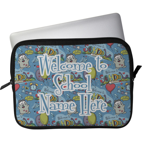 Custom Welcome to School Laptop Sleeve / Case - 13" (Personalized)