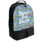 Welcome to School Large Backpack - Black - Angled View