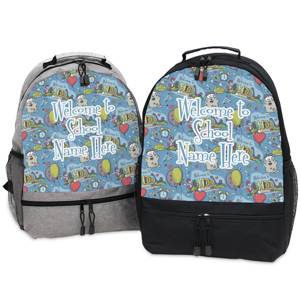 Welcome to School Large Backpacks - Both