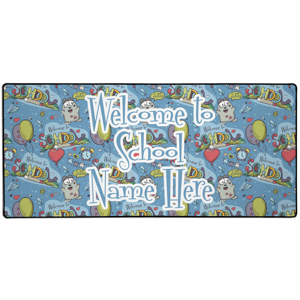 Custom Welcome to School 3XL Gaming Mouse Pad - 35" x 16" (Personalized)