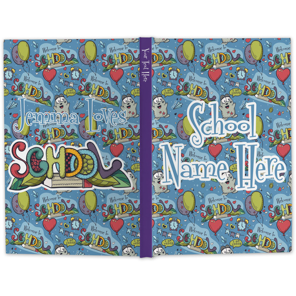 Welcome to School Large Hard Cover Journal - Apvl
