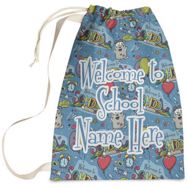 Custom Welcome to School Laundry Bag (Personalized)